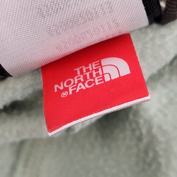 Vintage North Face Mint Green Fleece Zip Up Womens Medium - Picture 12 of 13
